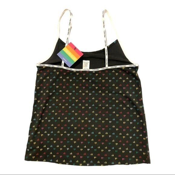 CALVIN KLEIN Colorful Camisole with Built in Bra - Medium - NWT - Picture 3 of 3